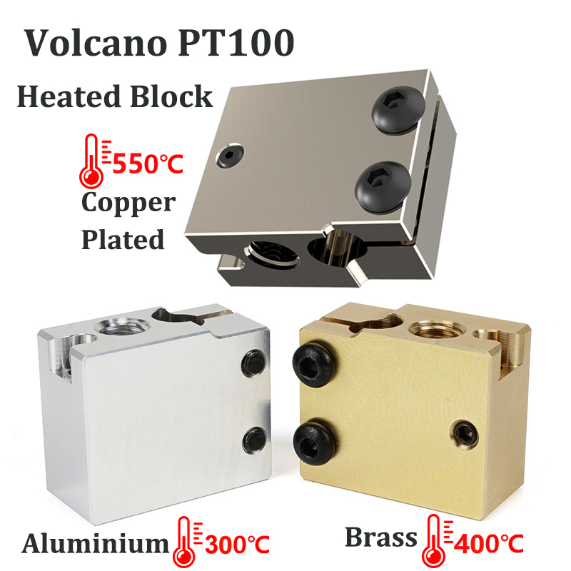 Direct Drive Extruder - Wysokiej jakości wulkan PT100 podgrzewany blok