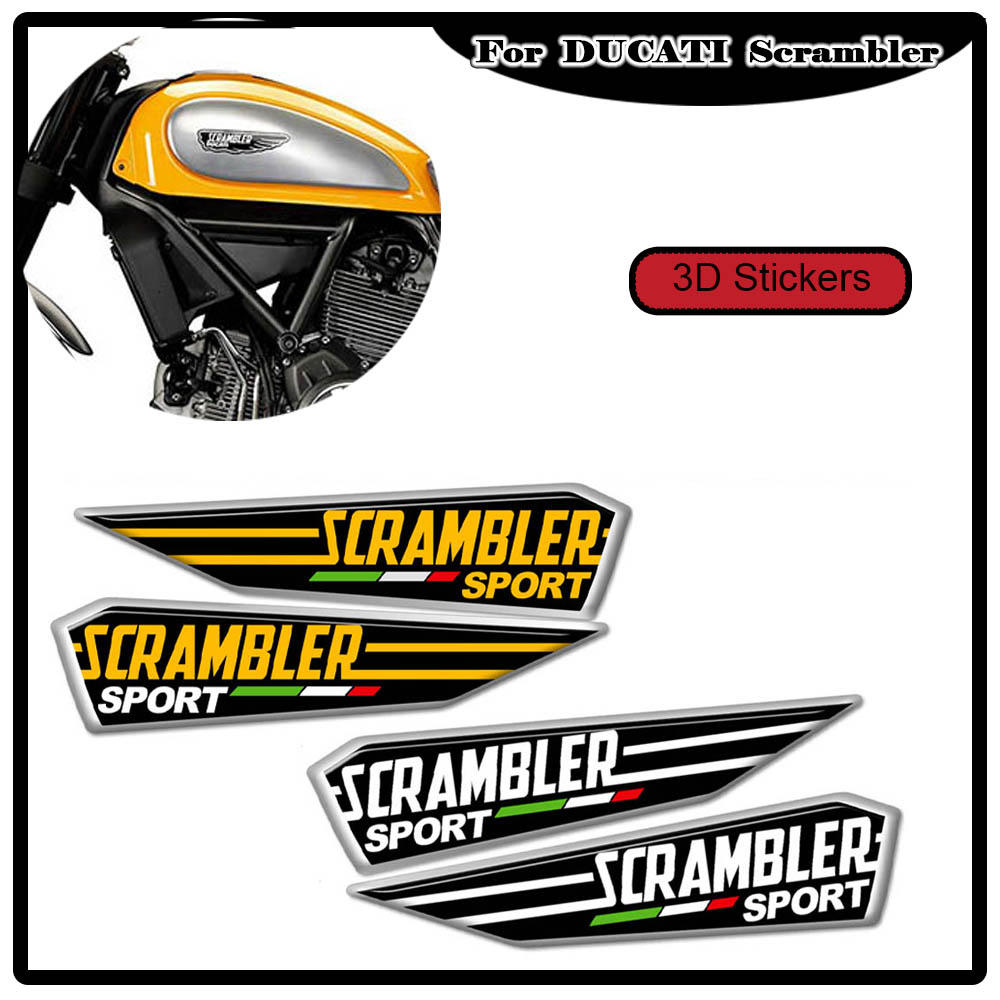 Resin Vat - Naklejki na zbiornik paliwa DUCATI Scrambler,