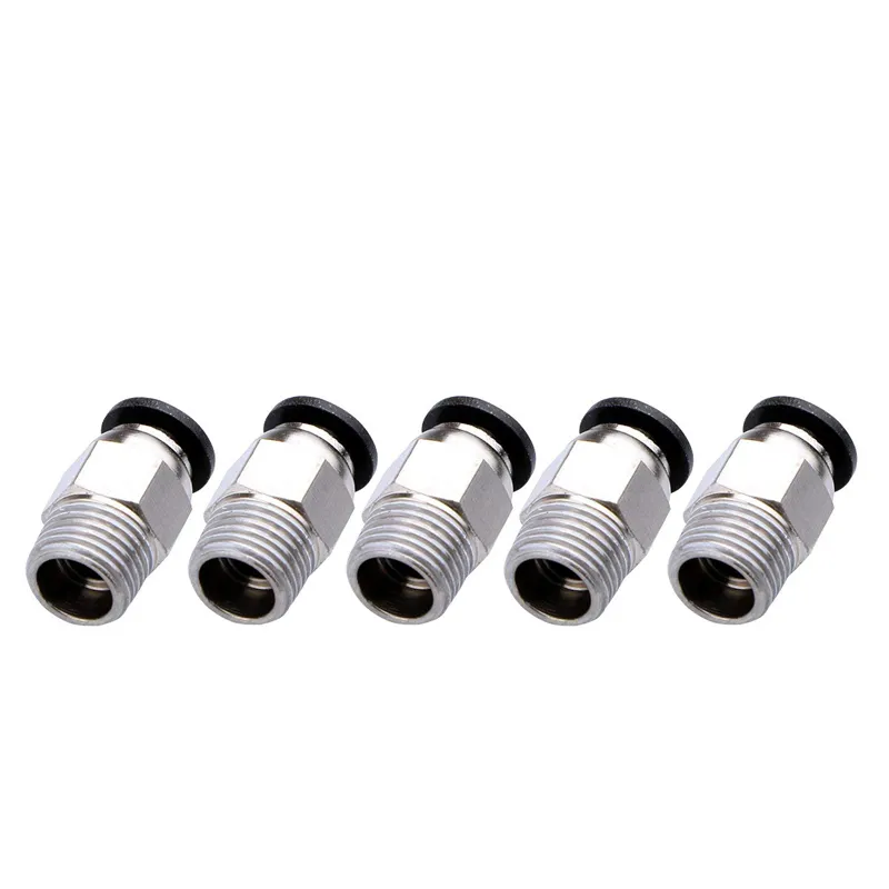 Bowden Tube - 10 sztuk/partia PC4-M6 PC4-01 Szybkozłączka pneumatyczna