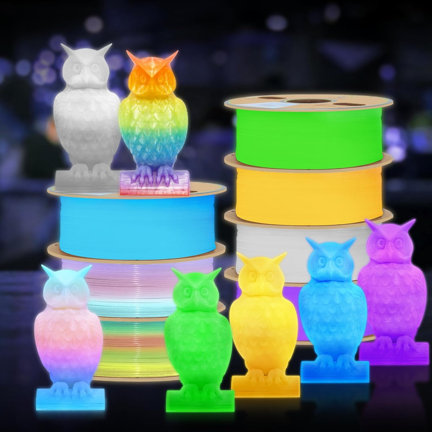 Świecący w ciemności filament  – Filament 1.75 recenzja i cena