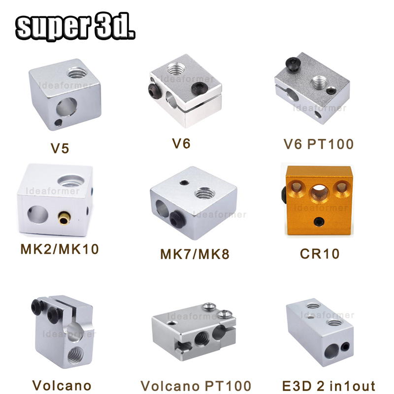 1 szt. blok cieplny 3D E3D V5  – Direct Drive Extruder recenzja i cena