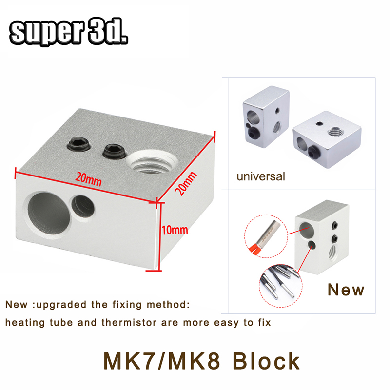 1 szt. blok cieplny 3D E3D V5  – Direct Drive Extruder recenzja i cena