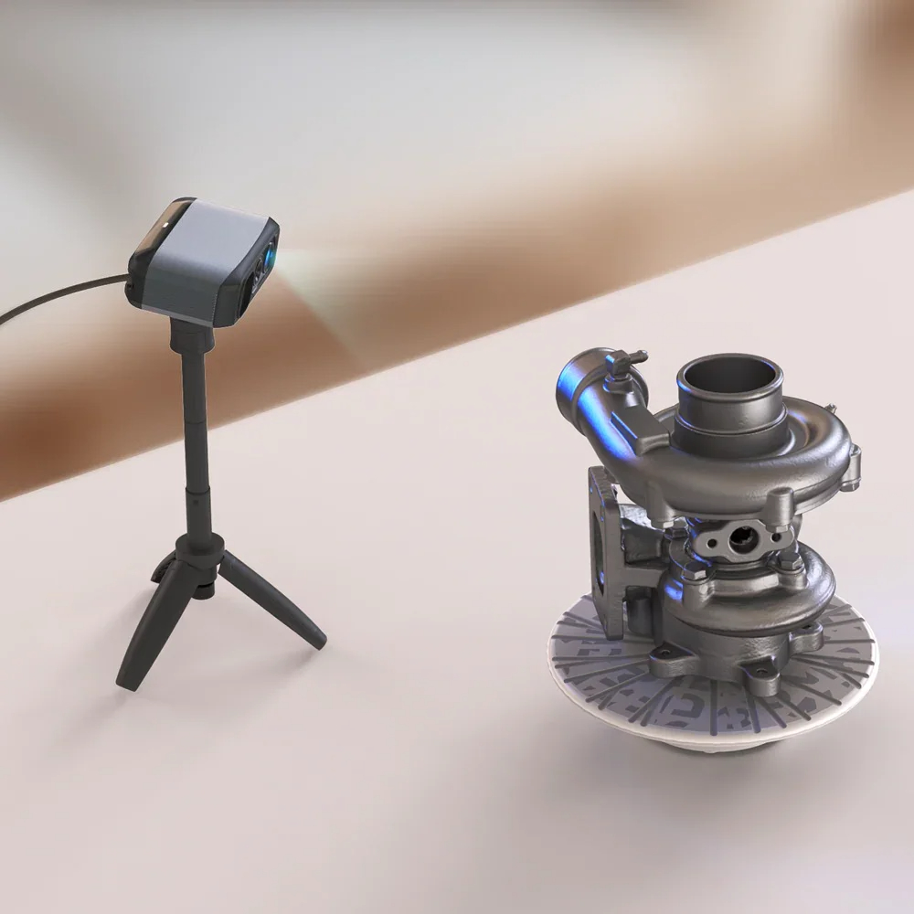 Ręczny skaner 3D z niebieskim  – Handheld 3D Scanner High Precision recenzja i cena