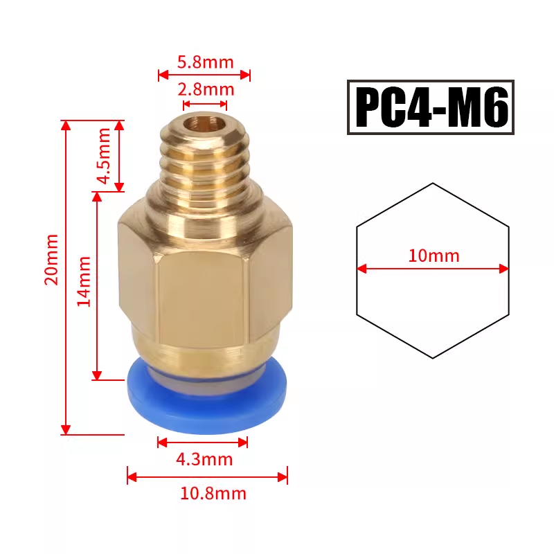 10 sztuk/partia Złączki pneuma – Bowden Tube recenzja i cena
