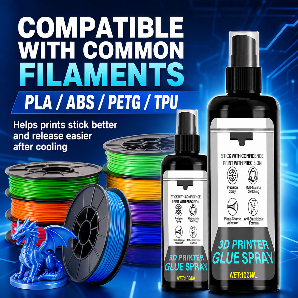 Mocny klej w sprayu do drukare – Tpu Filament recenzja i cena